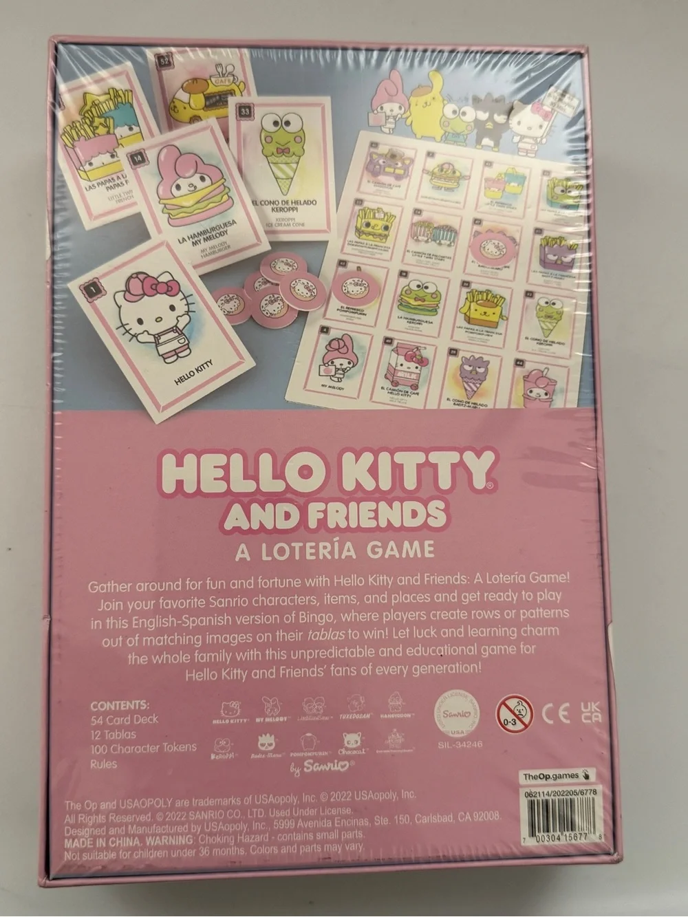 Hello Kitty lotería style